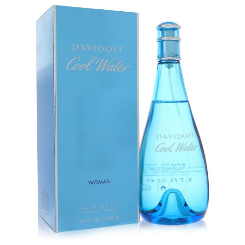 Cool Water by DavidoffEau De Toilette Spray 6.7 oz 6.7 oz / 200 ml / Alcohol, Amber, Woody, Aldehyde, Oils Women