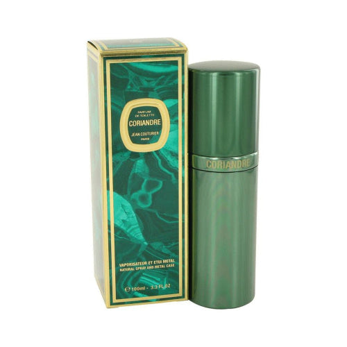 CORIANDRE by Jean Couturier Parfum De Toilette Spray (Metal Case) 3.4 oz Female