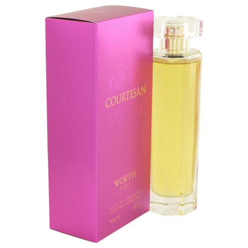 Courtesan by WorthEau De Parfum Spray 3 oz 3 oz / 90 ml / Alcohol, Amber, Woody, Aldehyde, Oils Women