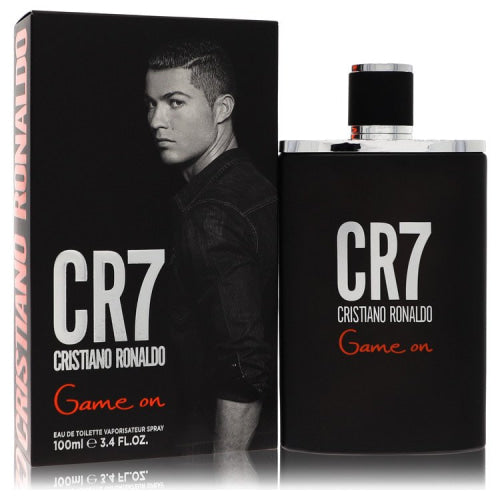 CR7 Game On by Cristiano RonaldoEau De Toilette Spray 3.4 oz 3.4 oz / 100 ml / Alcohol, Amber, Woody, Aldehyde, Oils Men