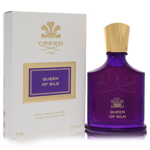 Creed Queen Of Silk by CreedEau De Parfum Spray 2.5 oz 2.5 oz / 75 ml / Alcohol, Amber, Woody, Aldehyde, Oils Women