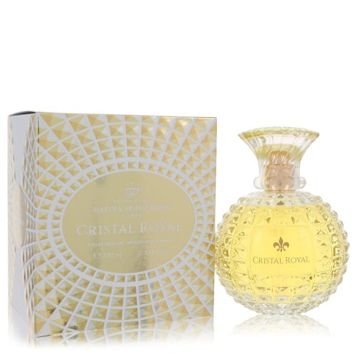 Cristal Royal by Marina De BourbonEau De Parfum Spray 3.4 oz 3.4 oz / 100 ml / Alcohol, Amber, Woody, Aldehyde, Oils Women