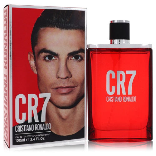 Cristiano Ronaldo CR7 by Cristiano RonaldoEau De Toilette Spray 3.4 oz 3.4 oz / 100 ml / Alcohol, Amber, Woody, Aldehyde, Oils Men