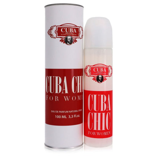 Cuba Chic by FragluxeEau De Parfum Spray 3.3 oz 3.3 oz / 100 ml / Alcohol, Amber, Woody, Aldehyde, Oils Women