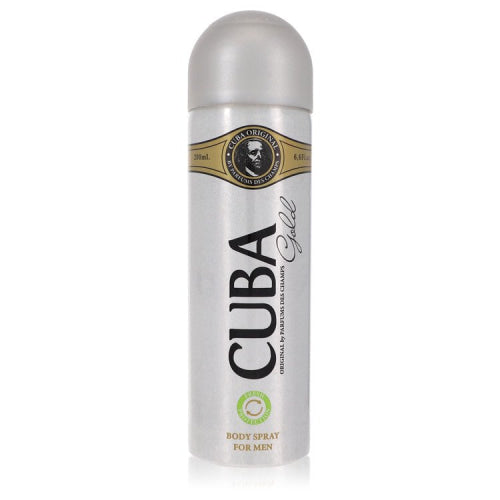 Cuba Gold by FragluxeDeodorant Spray (unboxed) 6.7 oz 6.7 oz / 200 ml / Alcohol, Amber, Woody, Aldehyde, Oils Men