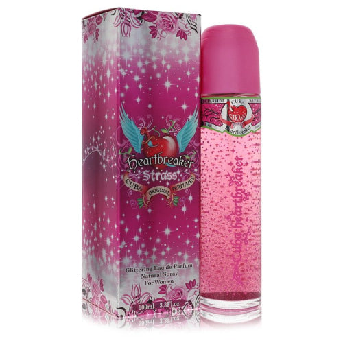 Cuba Strass Heartbreaker by FragluxeEau De Parfum Spray 3.4 oz 3.4 oz / 100 ml / Alcohol, Amber, Woody, Aldehyde, Oils Women