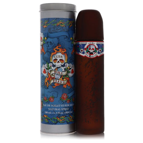 Cuba Wild Heart by FragluxeEau De Toilette Spray 3.4 oz 3.4 oz / 100 ml / Alcohol, Amber, Woody, Aldehyde, Oils Men