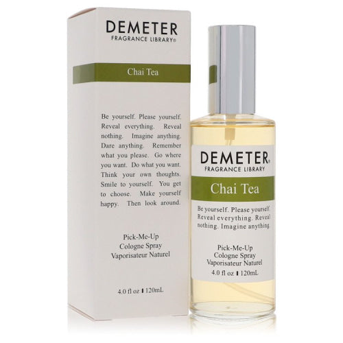 Demeter Chai Tea by DemeterCologne Spray 4 oz 4 oz / 120 ml / Alcohol, Amber, Woody, Aldehyde, Oils Women