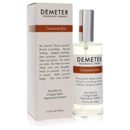 Demeter Cinnamon Bun by DemeterCologne Spray 4 oz 4 oz / 120 ml / Alcohol, Amber, Woody, Aldehyde, Oils Women