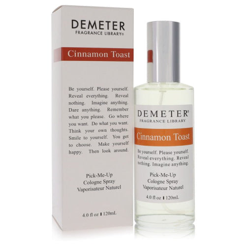 Demeter Cinnamon Toast by DemeterCologne Spray 4 oz 4 oz / 120 ml / Alcohol, Amber, Woody, Aldehyde, Oils Women