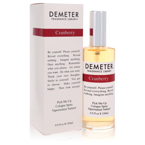 Demeter Cranberry by DemeterCologne Spray 4 oz 4 oz / 120 ml / Alcohol, Amber, Woody, Aldehyde, Oils Women