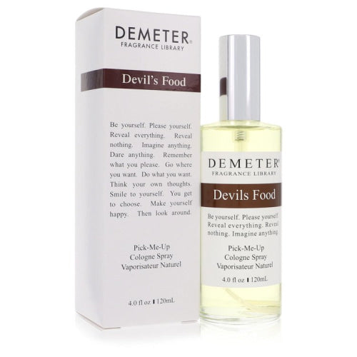 Demeter Devil’s Food by DemeterCologne Spray 4 oz 4 oz / 120 ml / Alcohol, Amber, Woody, Aldehyde, Oils Women