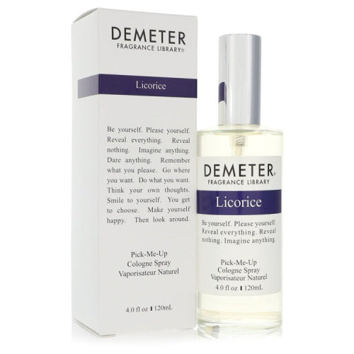 Demeter Licorice by DemeterCologne Spray (Unisex) 4 oz 4 oz / 120 ml / Alcohol, Amber, Woody, Aldehyde, Oils Unisex