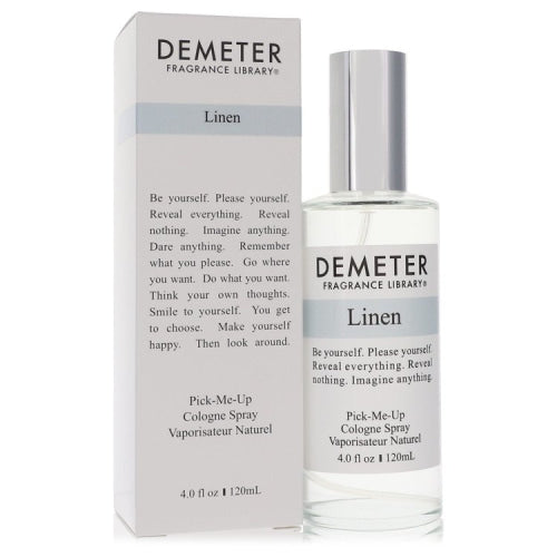 Demeter Linen by DemeterCologne Spray 4 oz 4 oz / 120 ml / Alcohol, Amber, Woody, Aldehyde, Oils Women