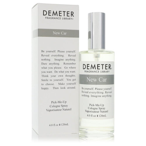 Demeter New Car by DemeterCologne Spray (Unisex) 4 oz 4 oz / 120 ml / Alcohol, Amber, Woody, Aldehyde, Oils Unisex
