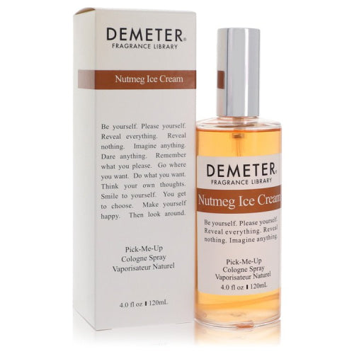 Demeter Nutmeg Ice Cream by DemeterCologne Spray 4 oz 4 oz / 120 ml / Alcohol, Amber, Woody, Aldehyde, Oils Women