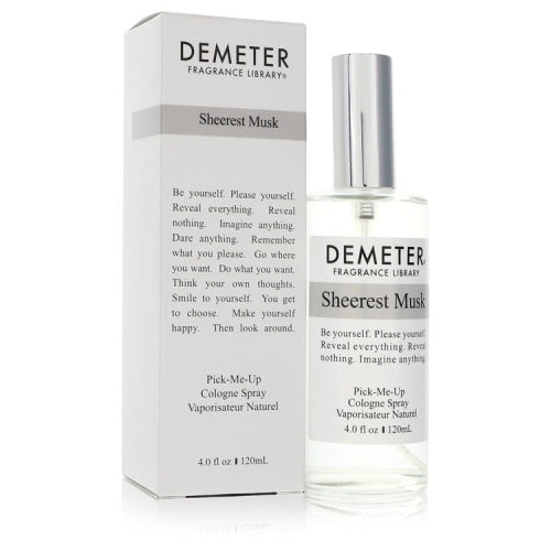 Demeter Sheerest Musk by DemeterCologne Spray (Unisex) 4 oz 4 oz / 120 ml / Alcohol, Amber, Woody, Aldehyde, Oils Unisex