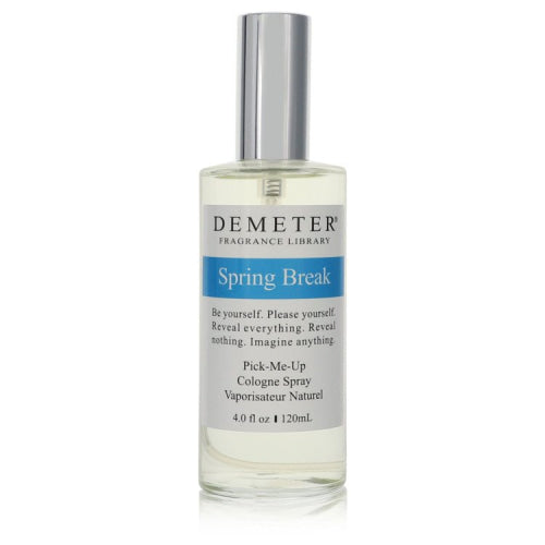 Demeter Spring Break by DemeterCologne Spray (unboxed) 4 oz 4 oz / 120 ml / Alcohol, Amber, Woody, Aldehyde, Oils Women