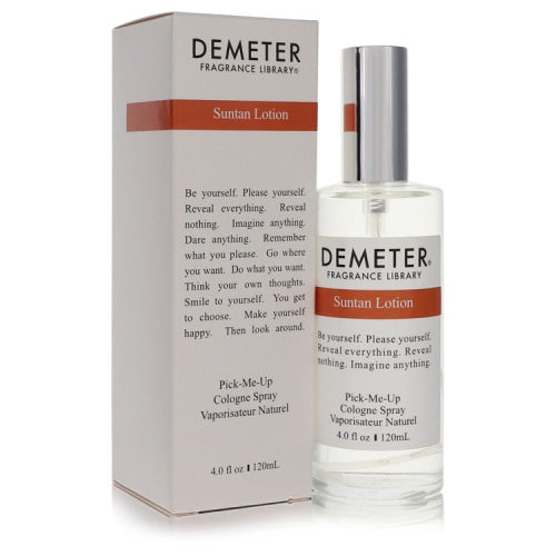 Demeter Suntan Lotion by DemeterCologne Spray 4 oz 4 oz / 120 ml / Alcohol, Amber, Woody, Aldehyde, Oils Women