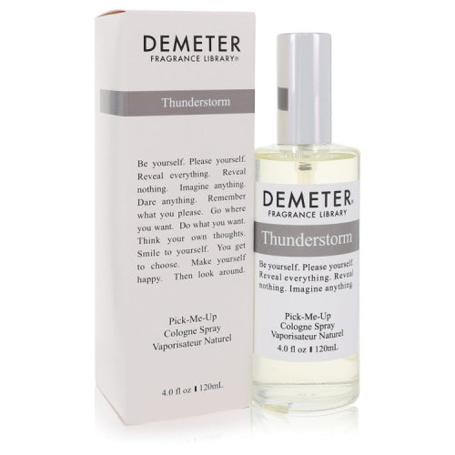 Demeter Thunderstorm by DemeterCologne Spray 4 oz 4 oz / 120 ml / Alcohol, Amber, Woody, Aldehyde, Oils Women