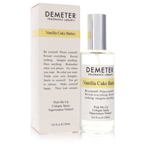 Demeter Vanilla Cake Batter by DemeterCologne Spray 4 oz 4 oz / 120 ml / Alcohol, Amber, Woody, Aldehyde, Oils Women