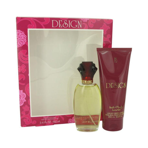 DESIGN by Paul Sebastian Gift Set -- 3.4 oz Eau De Parfum Spray + 6.7 oz Body Lotion Body Lotion
