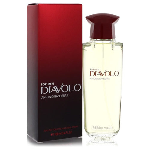Diavolo by Antonio BanderasEau De Toilette Spray 3.4 oz 3.4 oz / 100 ml / Alcohol, Amber, Woody, Aldehyde, Oils Men