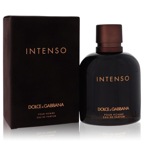 Dolce & Gabbana Intenso by Dolce & GabbanaEau De Parfum Spray 4.2 oz 4.2 oz / 125 ml / Alcohol, Amber, Woody, Aldehyde, Oils Men