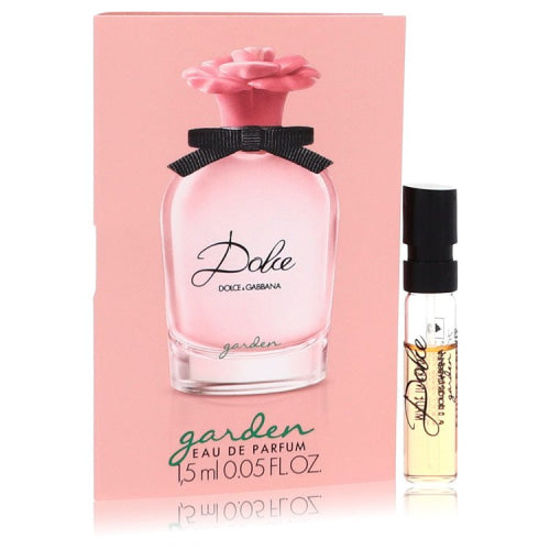 Dolce Garden by Dolce & GabbanaVial (sample).05 oz.05 oz / 1 ml / Alcohol, Amber, Woody, Aldehyde, Oils Women