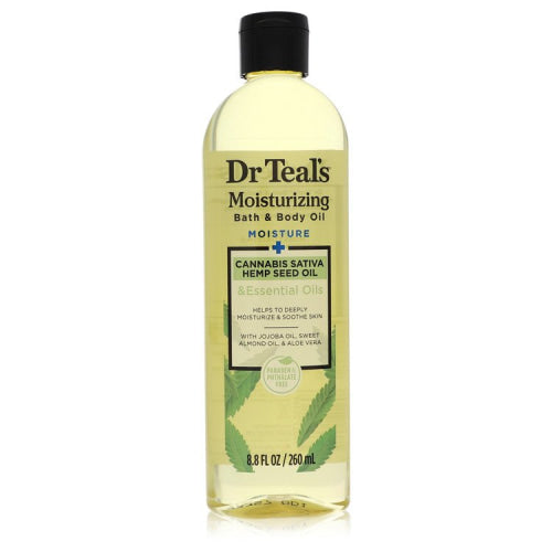 Dr Teal’s Moisturizing Bath & Body Oil by Dr Teal’sCannabis Sativa Hemp Seed Oil 8.8 oz 8.8 oz / 260 ml / Alcohol, Amber, Woody, Aldehyde,