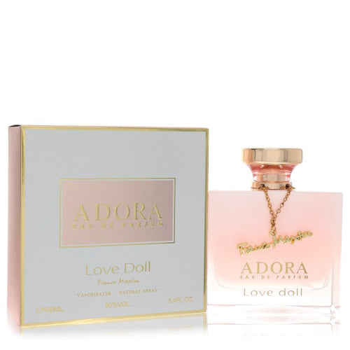 Dumont Adora Love Doll by Dumont ParisEau De Parfum Spray 3.4 oz 3.4 oz / 100 ml / Alcohol, Amber, Woody, Aldehyde, Oils Women