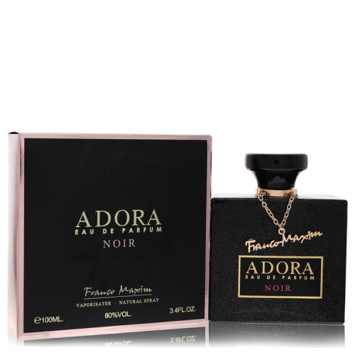 Dumont Adora Noir by Dumont ParisEau De Parfum Spray 3.4 oz 3.4 oz / 100 ml / Alcohol, Amber, Woody, Aldehyde, Oils Women