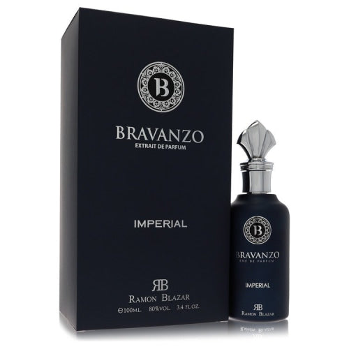 Dumont Bravanzo Imperial by Dumont ParisExtrait De Parfum Spray (Unisex) 3.4 oz 3.4 oz / 100 ml / Alcohol, Amber, Woody, Aldehyde, Oils