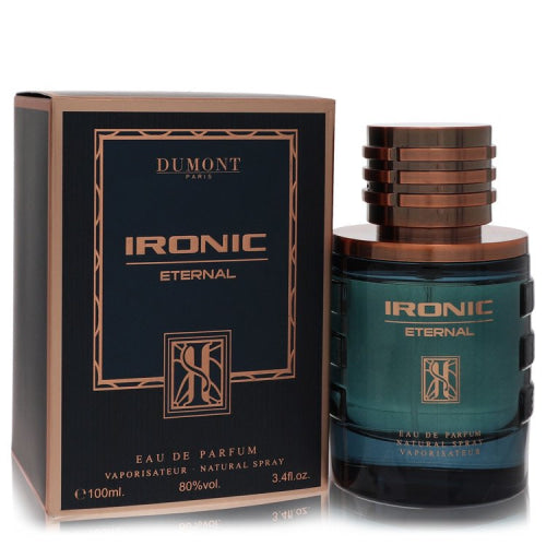 Dumont Ironic Eternal by Dumont ParisEau De Parfum Spray 3.4 oz 3.4 oz / 100 ml / Alcohol, Amber, Woody, Aldehyde, Oils Men