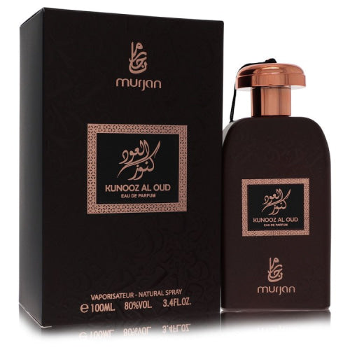 Dumont Murjan Kunooz Al Oud by Dumont ParisEau De Parfum Spray (Unisex) 3.4 oz 3.4 oz / 100 ml / Alcohol, Amber, Woody, Aldehyde, Oils