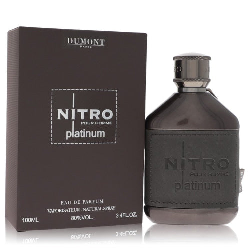 Dumont Nitro Platinum by Dumont ParisEau De Parfum Spray 3.4 oz 3.4 oz / 100 ml / Alcohol, Amber, Woody, Aldehyde, Oils Men