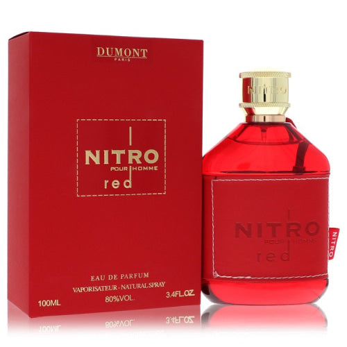 Dumont Nitro Red by Dumont ParisEau De Parfum Spray 3.4 oz 3.4 oz / 100 ml / Alcohol, Amber, Woody, Aldehyde, Oils Men