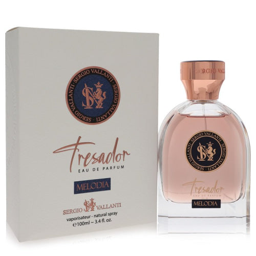 Dumont Tresador Melodia by Dumont ParisEau De Parfum Spray (Unisex) 3.4 oz 3.4 oz / 100 ml / Alcohol, Amber, Woody, Aldehyde, Oils Unisex