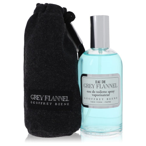 Eau De Grey Flannel by Geoffrey BeeneEau De Toilette Spray 4 oz 4 oz / 120 ml / Alcohol, Amber, Woody, Aldehyde, Oils Men