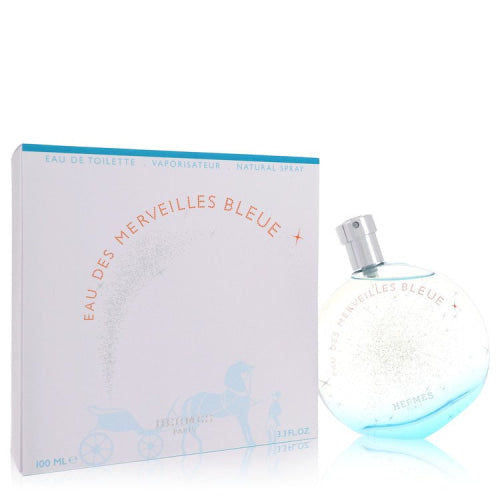 Eau des Merveilles Bleue by HermesEau De Toilette Spray 3.4 oz 3.4 oz / 100 ml / Alcohol, Amber, Woody, Aldehyde, Oils Women