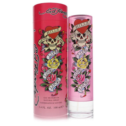 Ed Hardy by Christian AudigierEau De Parfum Spray 3.4 oz 3.4 oz / 100 ml / Alcohol, Amber, Woody, Aldehyde, Oils Women