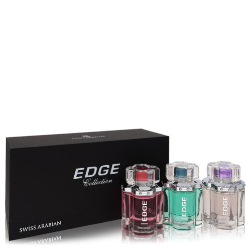 Edge Intense by Swiss ArabianGift Set -- Edge 3.4 oz Eau De Parfum Spray for Women + Edge Intense 3.4 oz Eau De Parfum Spray for Women