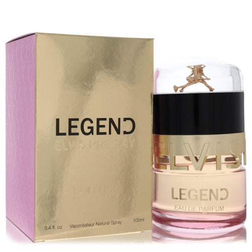 Elvis Presley Legend by Bellevue BrandsEau De Parfum Spray 3.4 oz 3.4 oz / 100 ml / Alcohol, Amber, Woody, Aldehyde, Oils Women