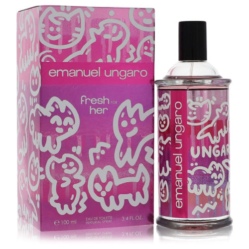 Emanuel Ungaro Fresh For Her by UngaroEau De Toilette Spray 3.4 oz 3.4 oz / 100 ml / Alcohol, Amber, Woody, Aldehyde, Oils Women