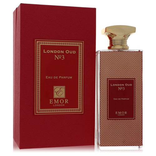 Emor London Oud No. 3 by Emor LondonEau De Parfum Spray (Unisex) 4.2 oz 4.2 oz / 125 ml / Alcohol, Amber, Woody, Aldehyde, Oils Unisex