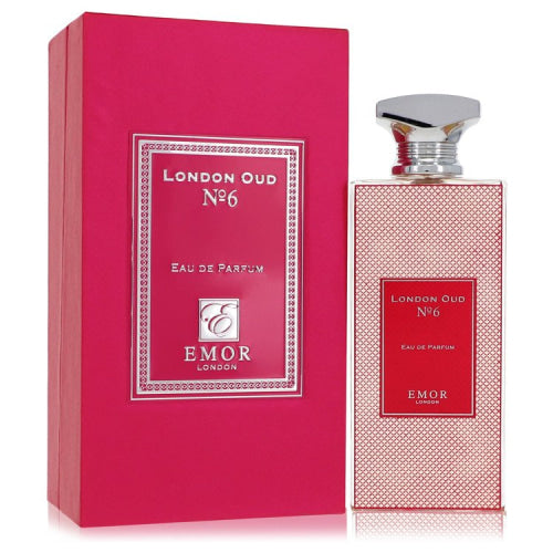 Emor London Oud No. 6 by Emor LondonEau De Parfum Spray (Unisex) 4.2 oz 4.2 oz / 125 ml / Alcohol, Amber, Woody, Aldehyde, Oils Unisex