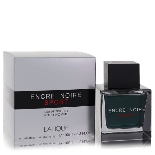Encre Noire Sport by LaliqueEau De Toilette Spray 3.3 oz 3.3 oz / 100 ml / Alcohol, Amber, Woody, Aldehyde, Oils Men