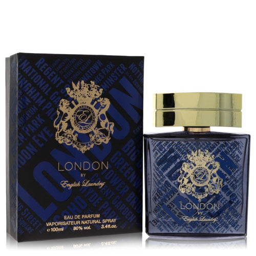 English Laundry London by English LaundryEau De Parfum Spray 3.4 oz 3.4 oz / 100 ml / Alcohol, Amber, Woody, Aldehyde, Oils Men