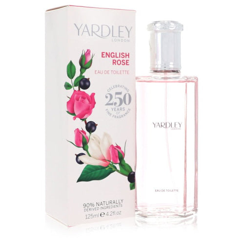 English Rose Yardley by Yardley LondonEau De Toilette Spray 4.2 oz 4.2 oz / 125 ml / Alcohol, Amber, Woody, Aldehyde, Oils Women