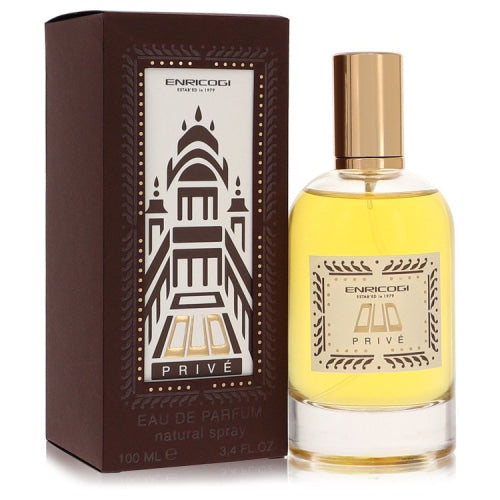 Enrico Gi Oud Prive by Enrico GiEau De Parfum Spray (Unisex) 3.4 oz 3.4 oz / 100 ml / Alcohol, Amber, Woody, Aldehyde, Oils Unisex